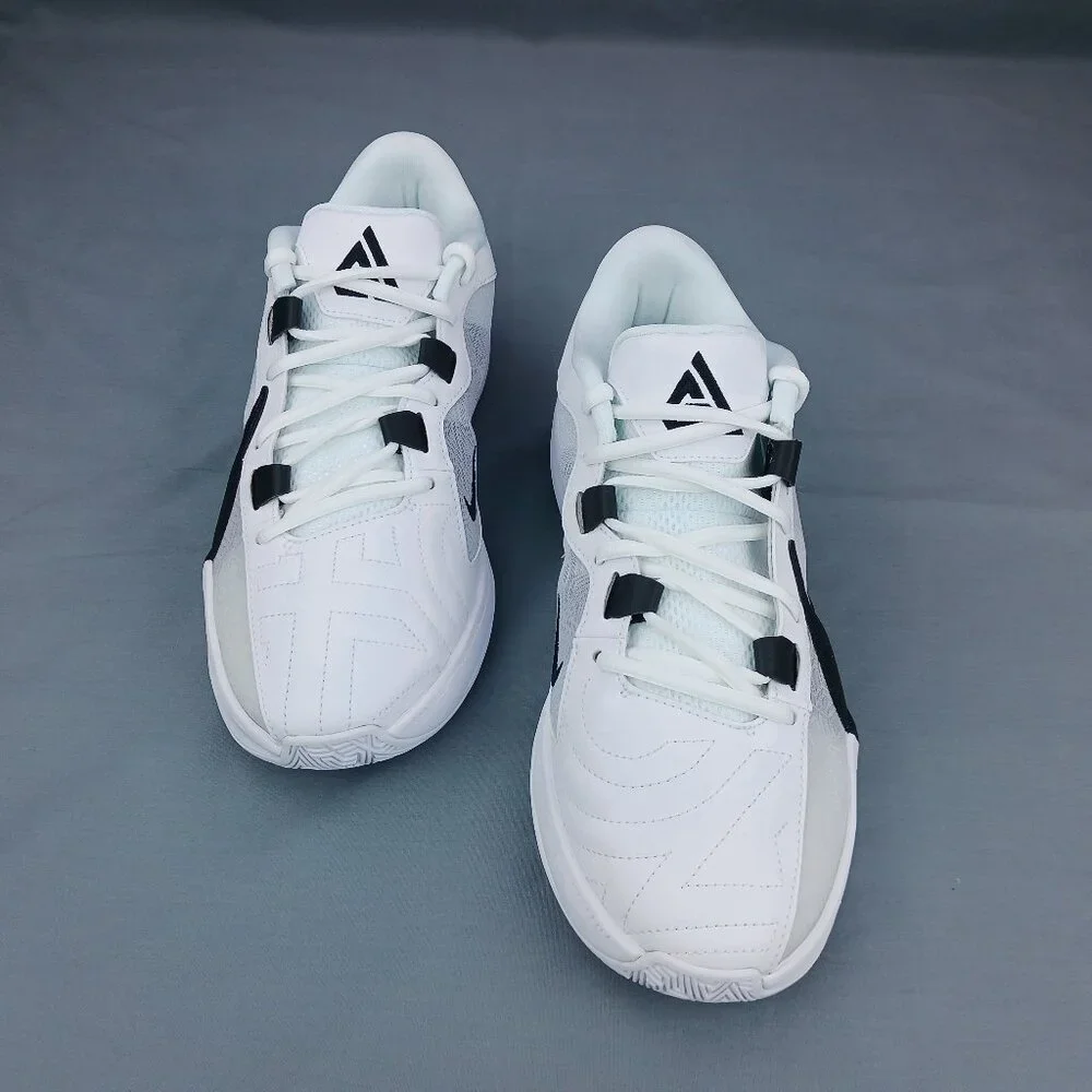 Nike Giannis Freak 5 Men's Running Shoes White Black DZ2946 100 Sizes 9-12
